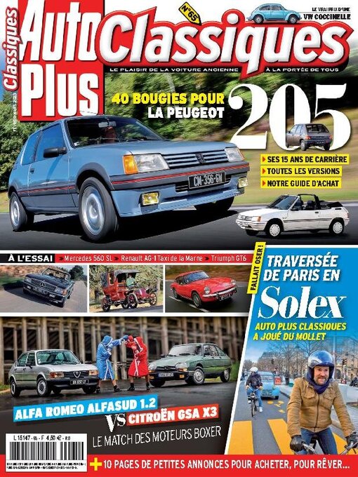 Title details for Auto Plus Classique by Editions Mondadori Axel Springer (EMAS) - Available